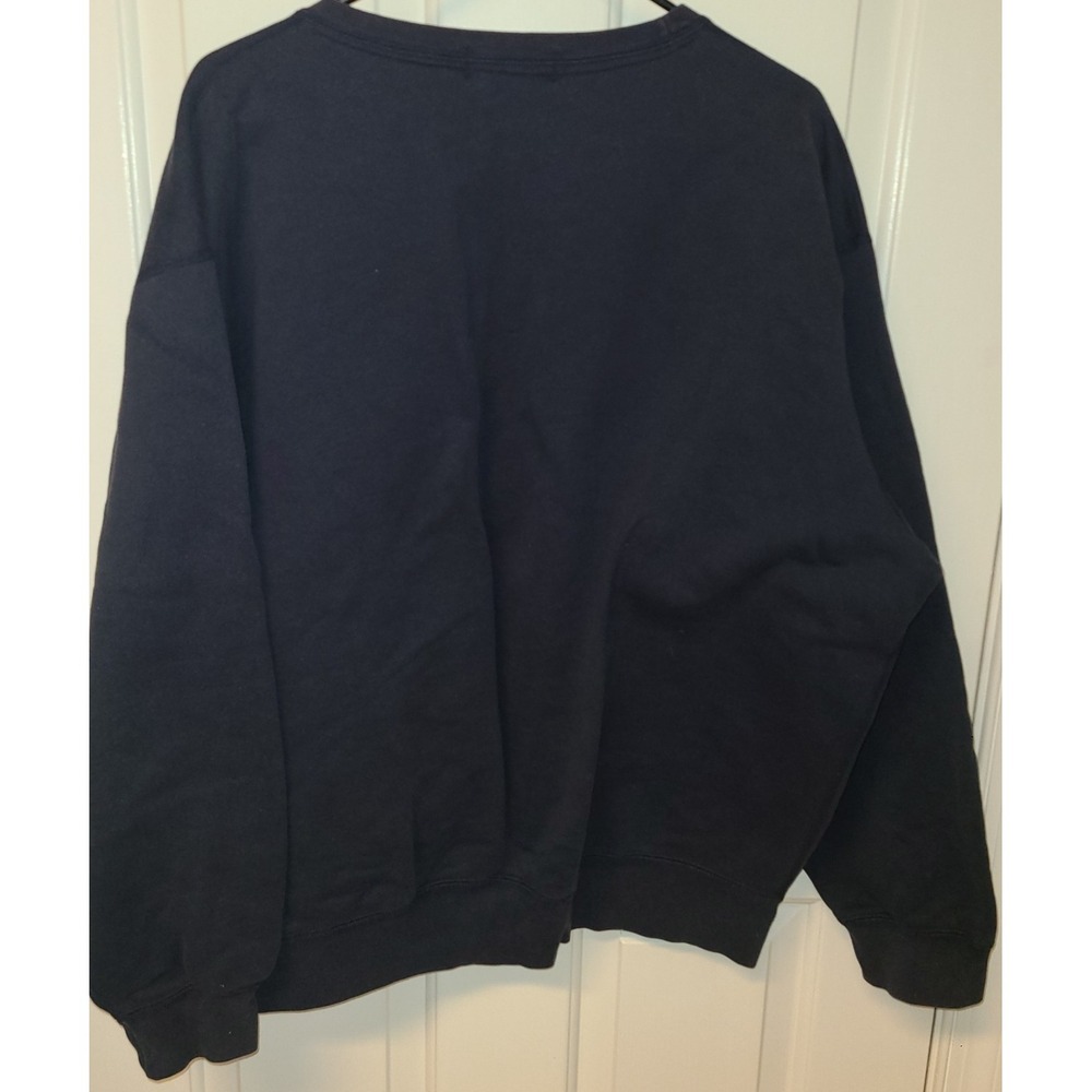 Vtg Mens 90s Polo Ralph Lauren Navy Blue Essential Crewneck Sweatshirt Large XL